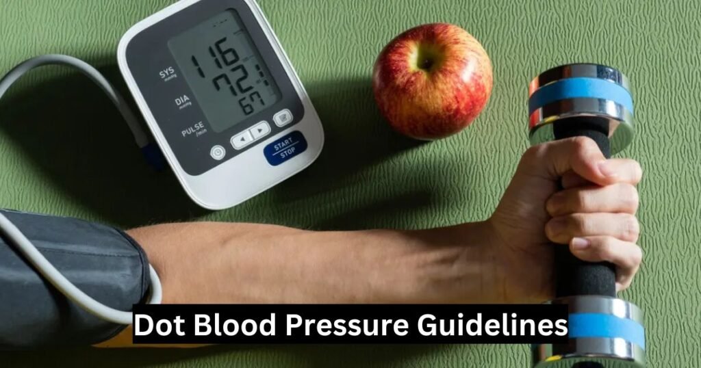 Dot Blood Pressure Guidelines